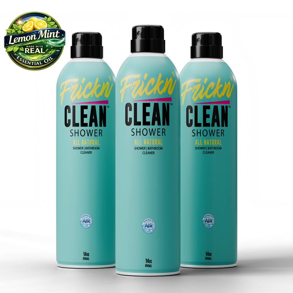Non-Toxic Shower Cleaner- Lemon Mint 3 Pack