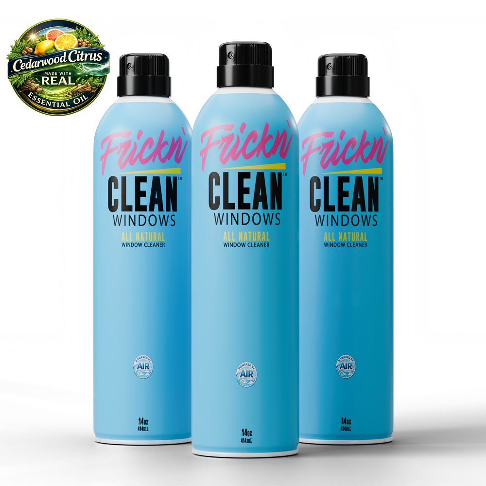 Non-Toxic Window Cleaner- Cedarwood Citrus 3 Pack